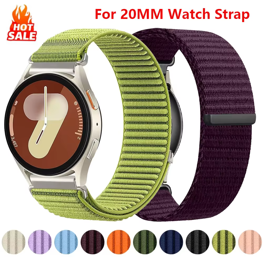 Bracelet de sport pour Samsung Galaxy Watch 7 FE 6 5 4 44mm 40mm/Classic 43mm 47mm/5 Pro