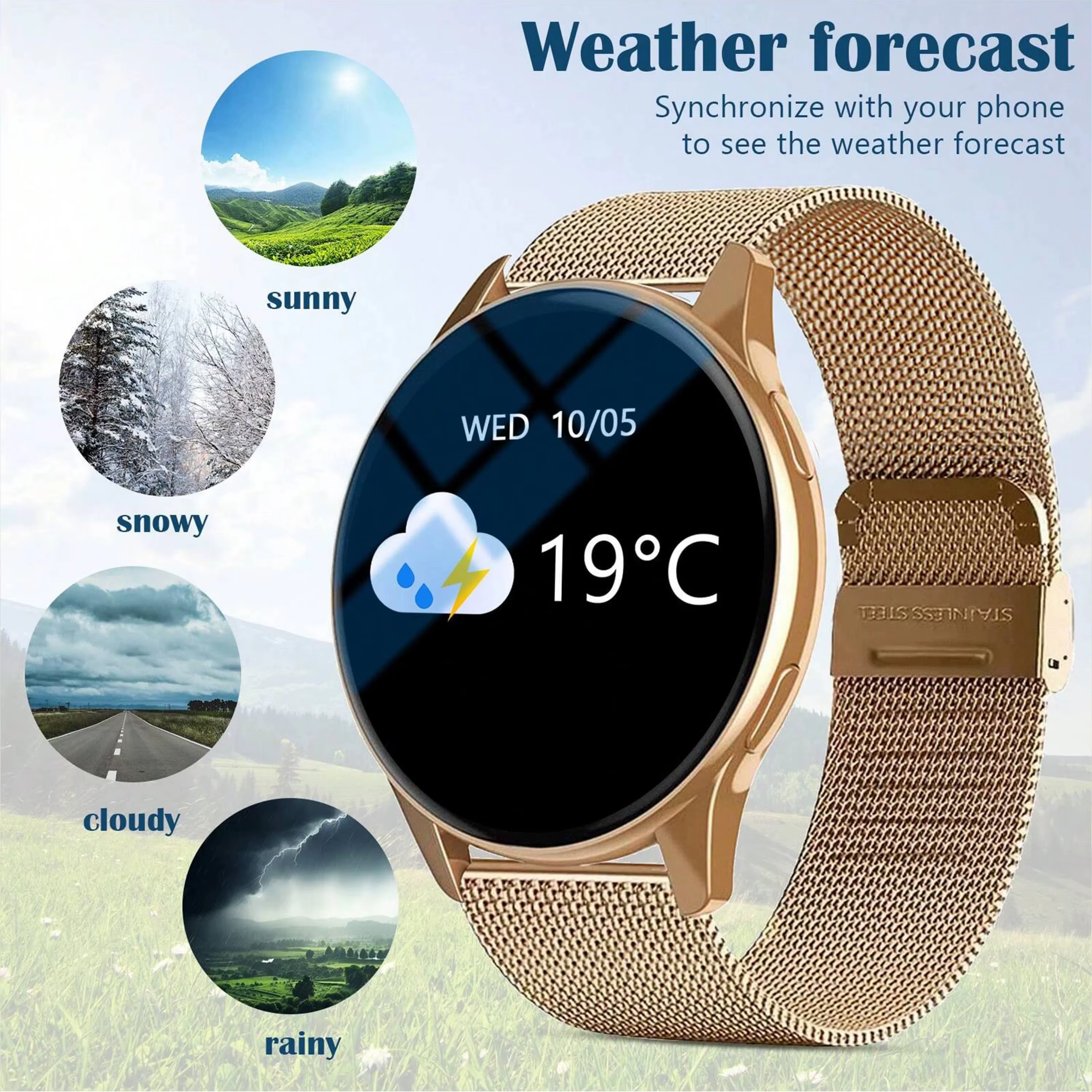 2025 nouvelles femmes SmartWatch Bluetooth appel dame montres Sport étanche fréquence cardiaque sommeil montre