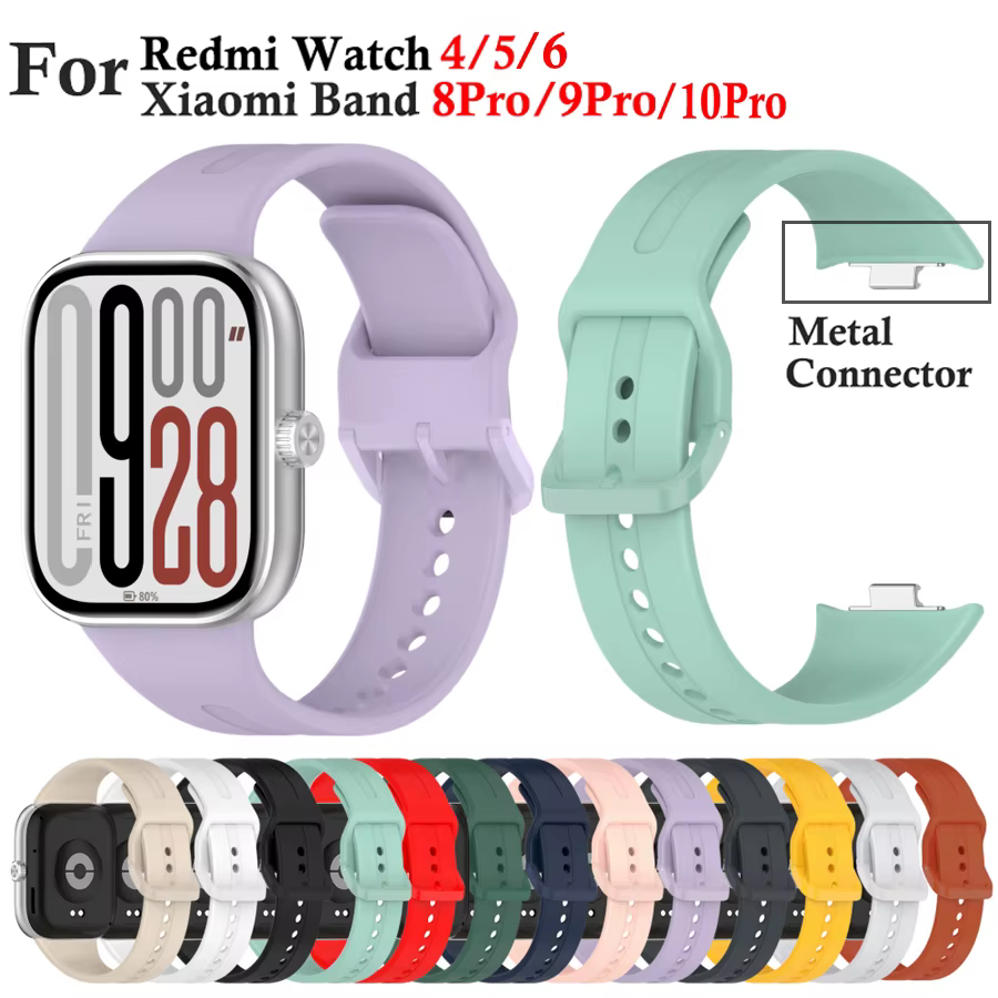 Bracelet en Silicone souple pour montre connectée Redmi Watch 4 5 6
