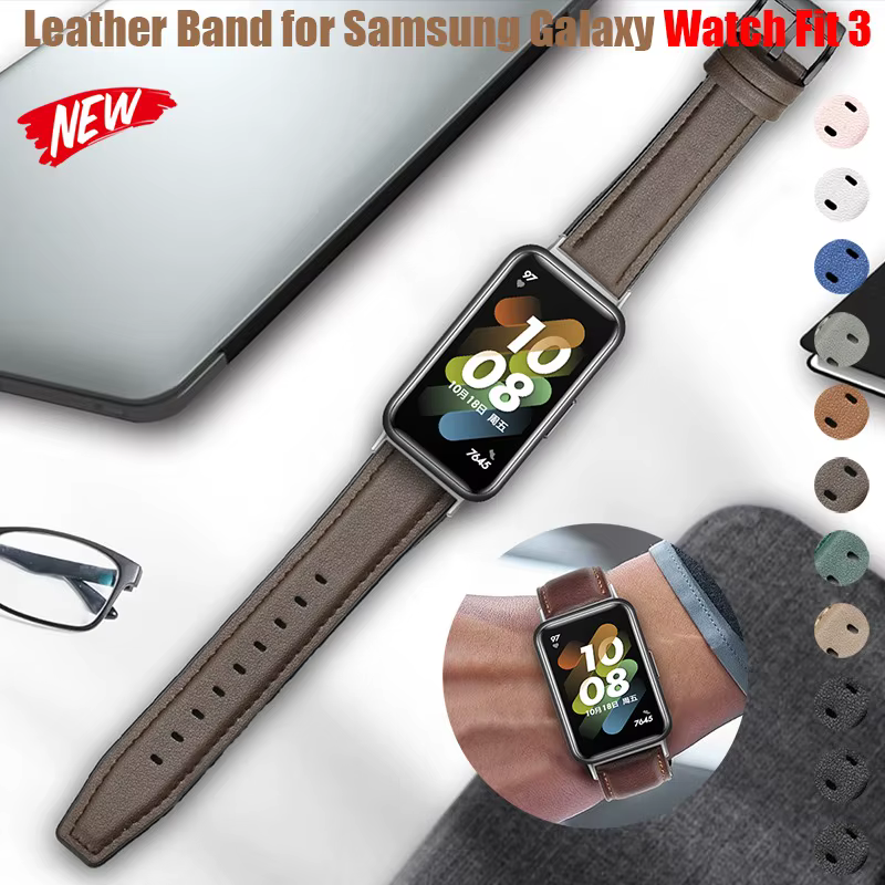 Bracelet en cuir pour SamsungGalaxy Fit 3 SmartWatch