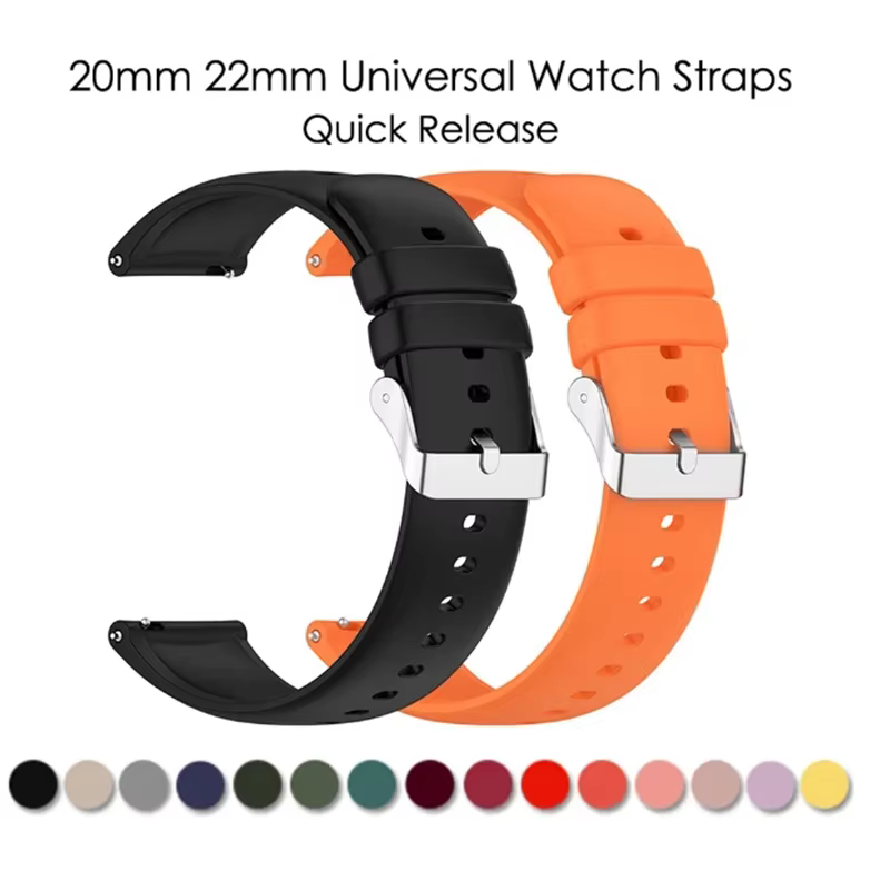 Bracelet de montre en Silicone