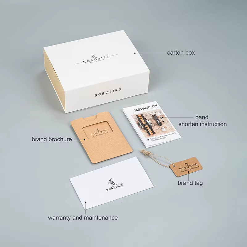BOBO BIRD – montre en bois pour hommes et femmes