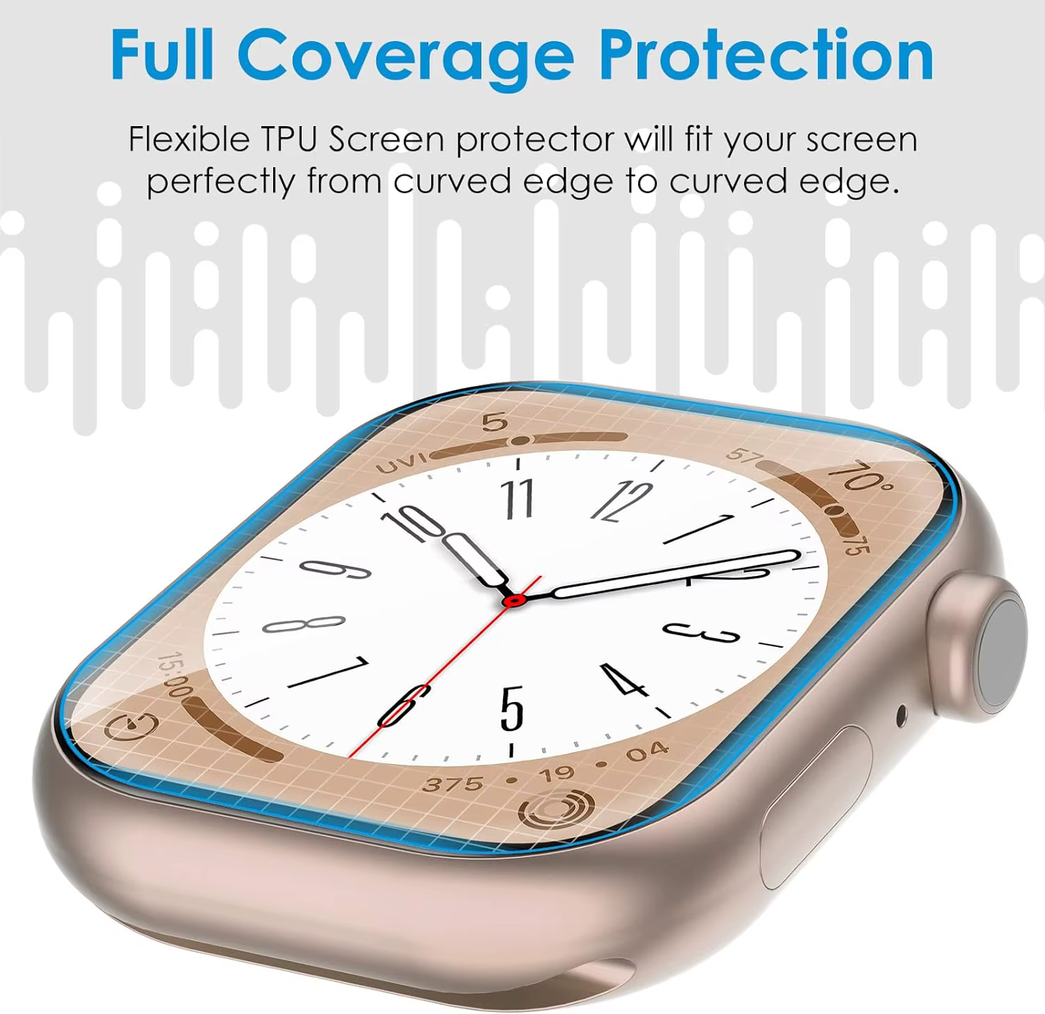 Protecteur d'écran pour Apple Watch 44mm 40mm 45mm 41mm 38mm 42mm iWatch 6 SE 5 4