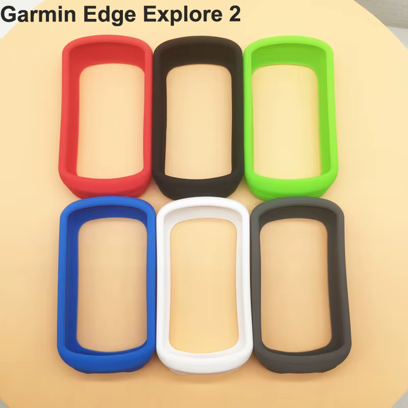 Garmin Edge Explore 2 étui et Film nouvelle coque en silicone et protecteur d'écran HD souple