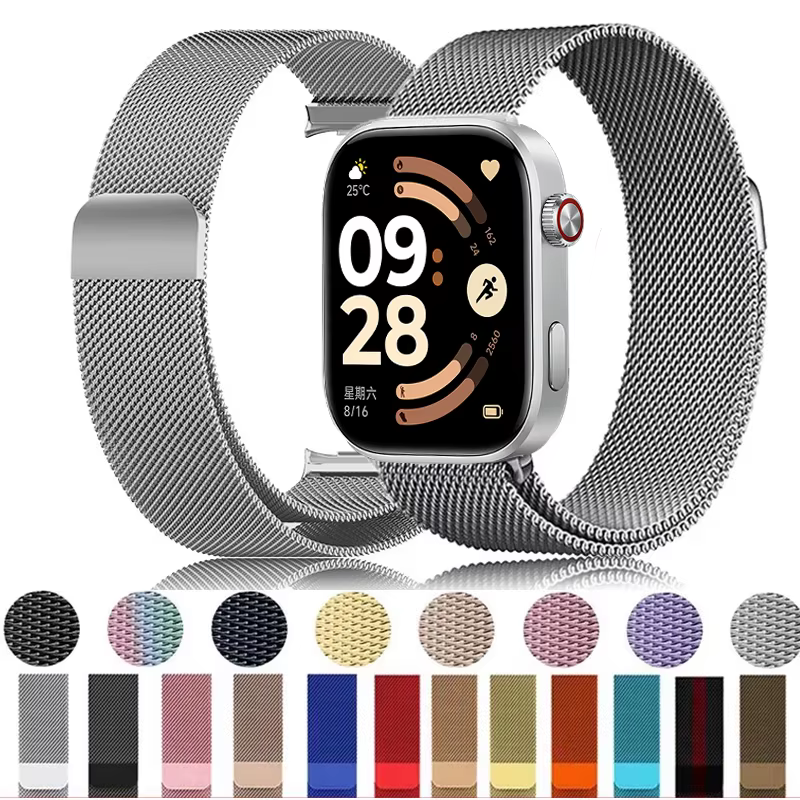 Bracelet à boucle milanaise pour montre Redmi 6 4 5