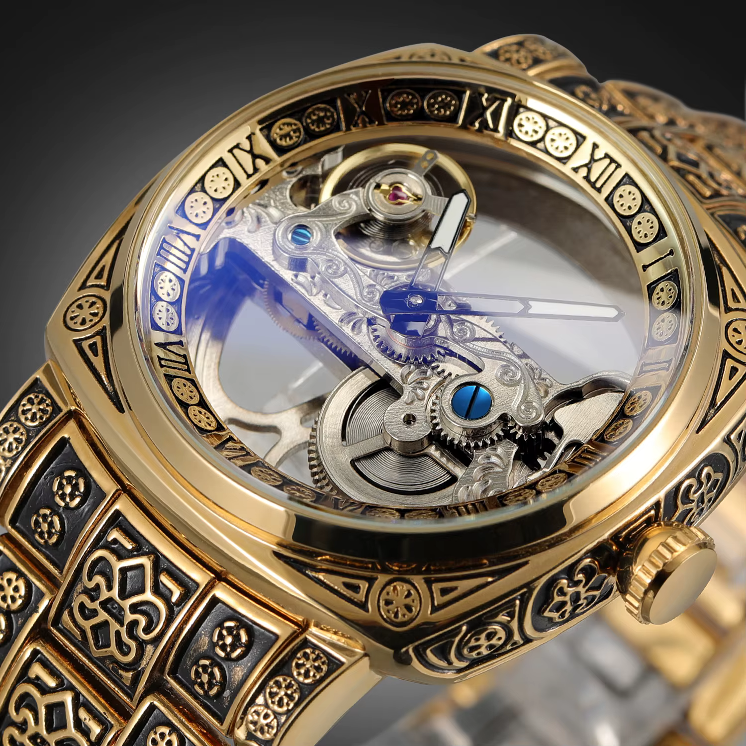 Forsining – montre mécanique automatique pour hommes