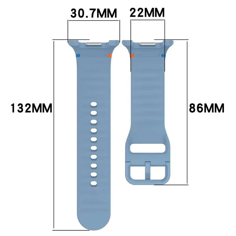 Bracelet en Silicone d'origine pour Samsung Galaxy Watch 8