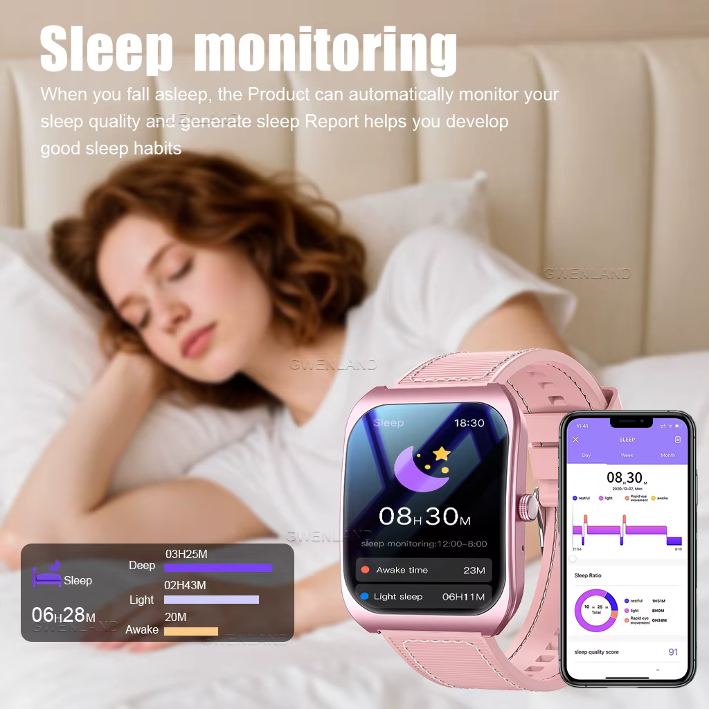 Montre connectée pour hommes et femmes