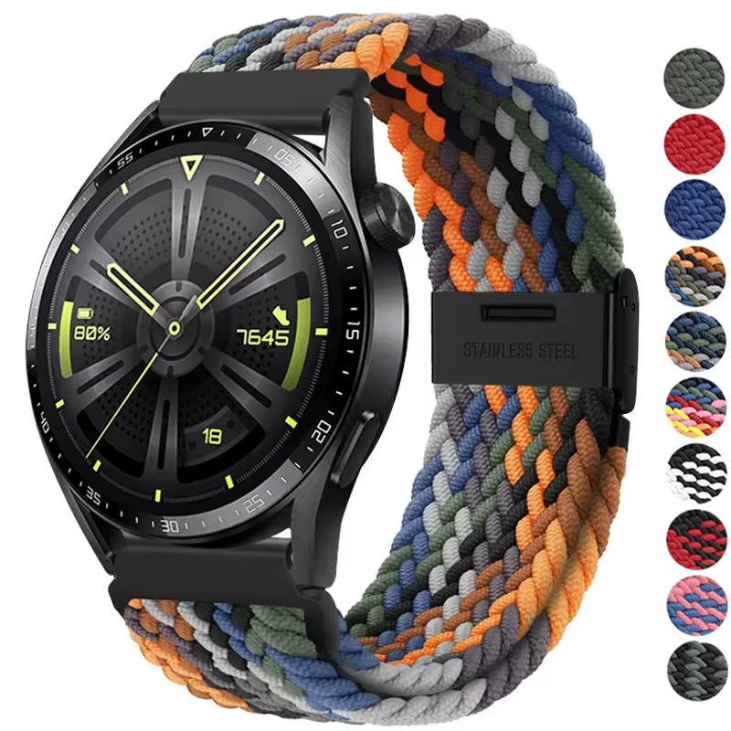 Bracelet élastique tressé 20 22mm