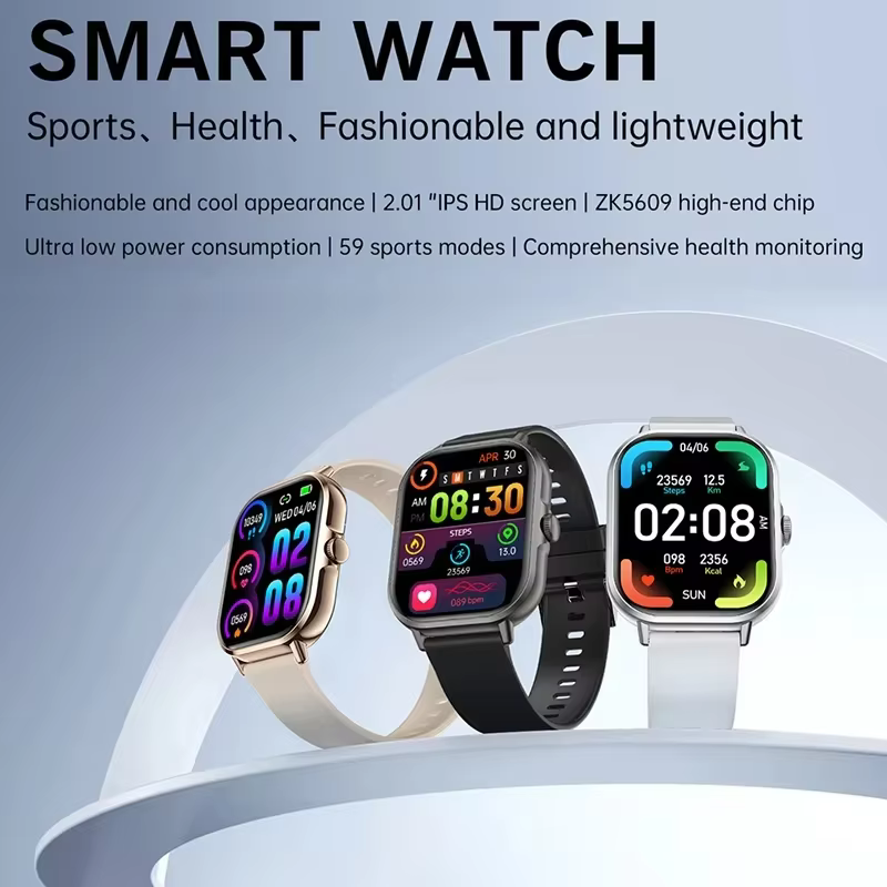 VIVO montre intelligente Android IOS cadeau Bluetooth appel Smartwatch 2025 cadran tactile musique Fitness Tracker montres de sport + écouteur nouveau