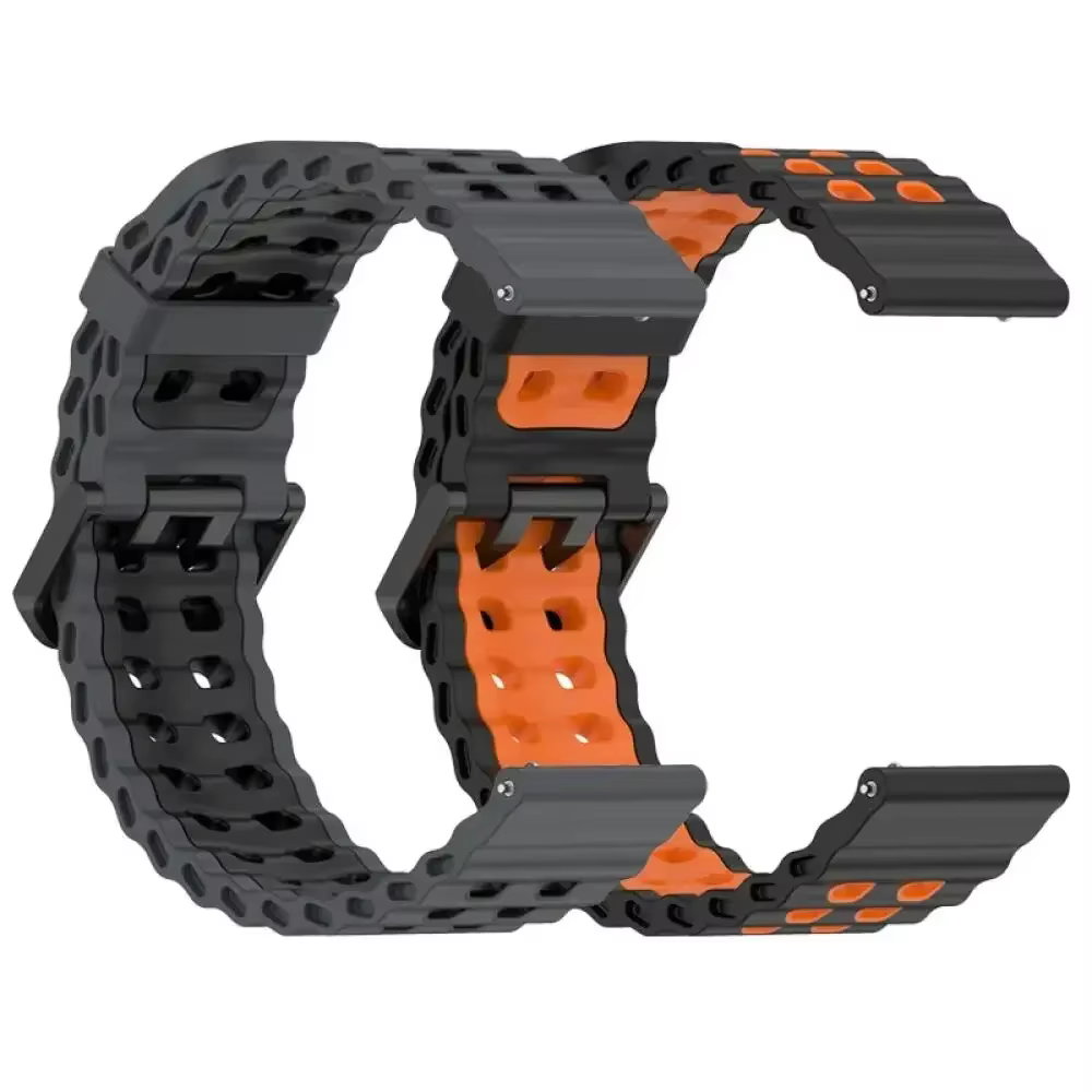 Pour Amazfit Balance 2 1 bracelet de montre bicolore en Silicone