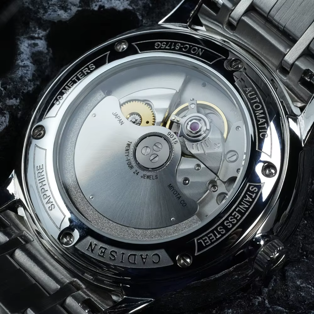 CADISEN – montre-bracelet automatique mécanique Ultra-mince pour hommes