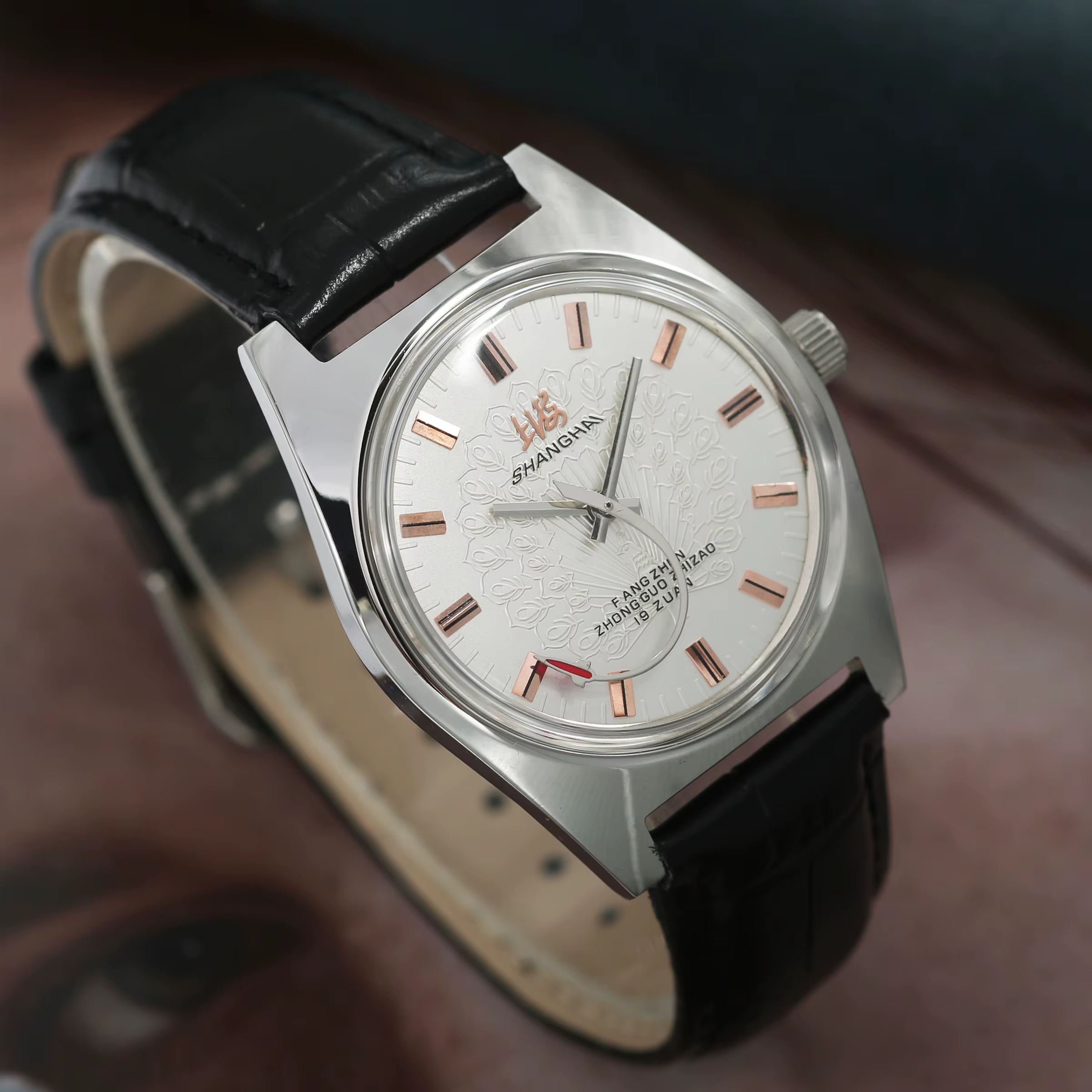 Montre mécanique pour homme 7120 36mm à remontage manuel étanche Shanghai Chine usage quotidien bureau cadeau anniversaire vacances vente en gros