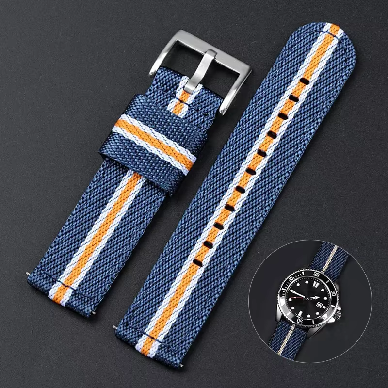 Bracelet en Nylon à dégagement rapide pour Tudor 20 22mm