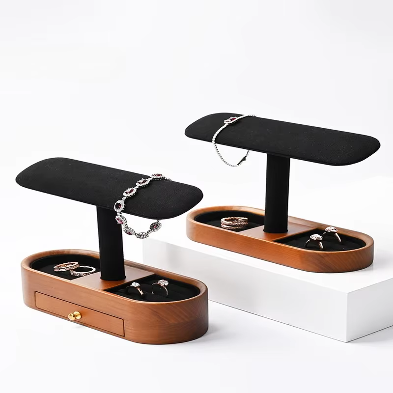 Boîte à bijoux en bois massif de qualité supérieure