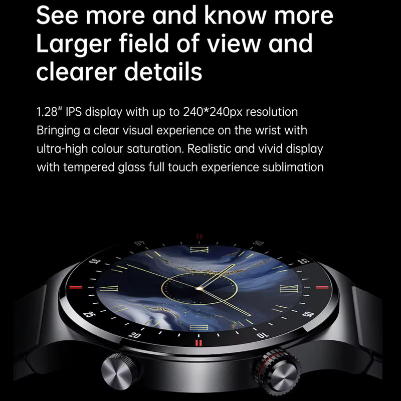 Montre connectée sportive GPS pour hommes