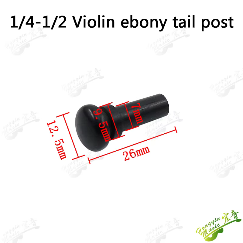 Viola, Queue de violon, Queue en ébène, Queue à clou, Queue à bouton, Accessoires de violon en bois