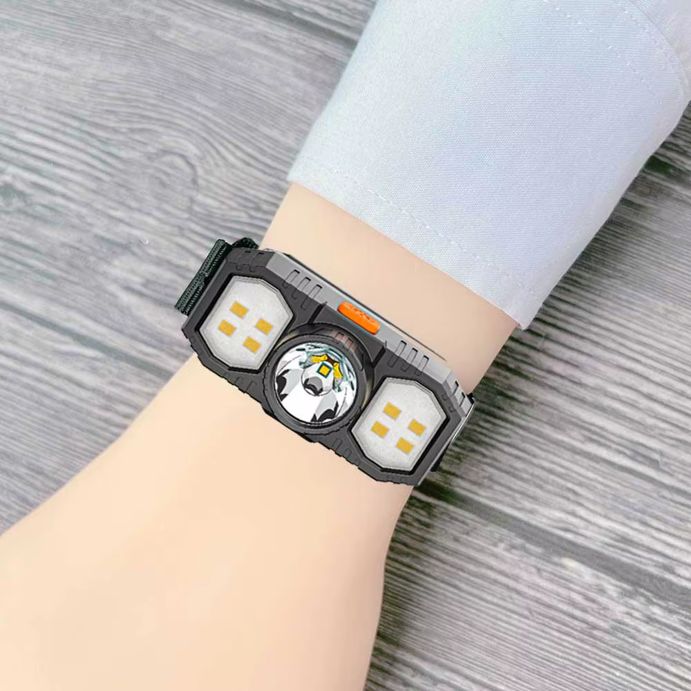 LED Portable lumière Bracelet sangle nuit cyclisme course pêche lampe