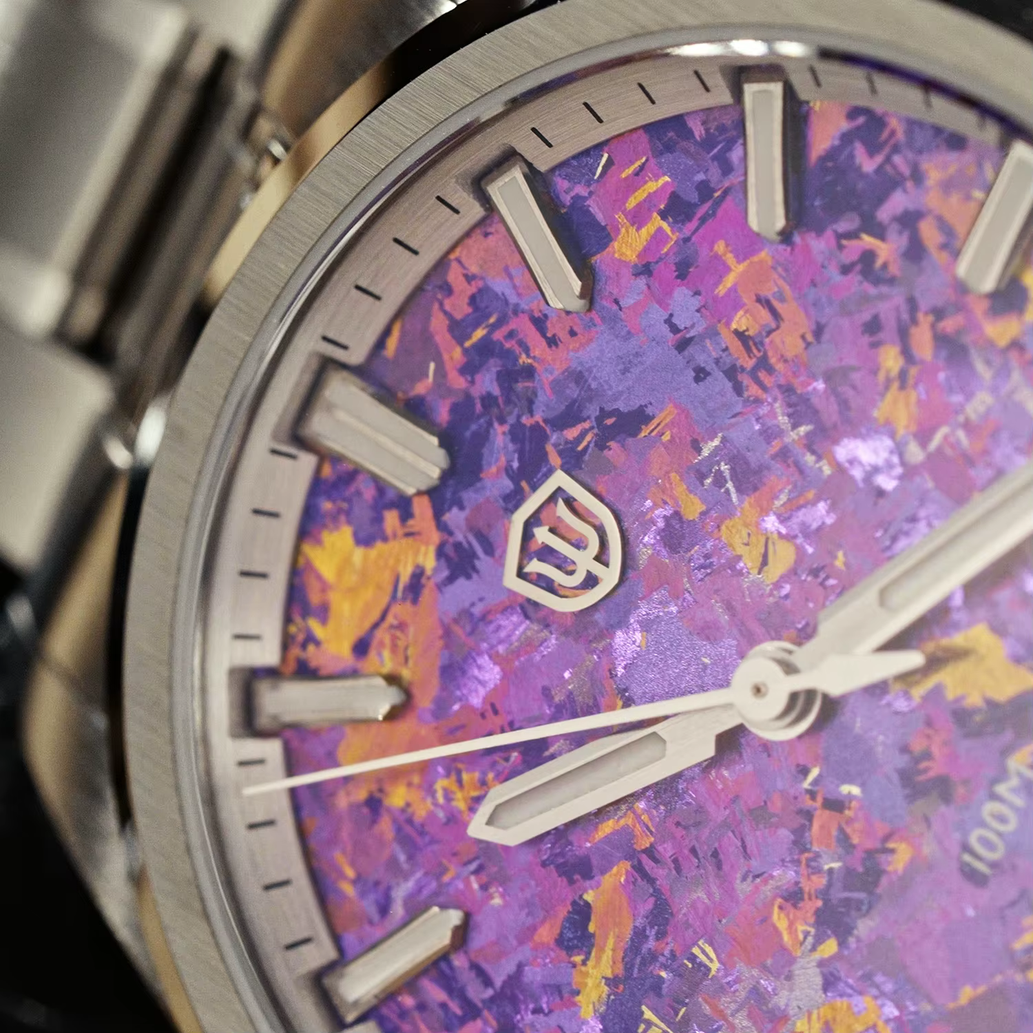 Watchdives WD0003C Nouvelle montre de luxe à cadran en titane effet cristal de glace Mouvement VH31 Verre saphir