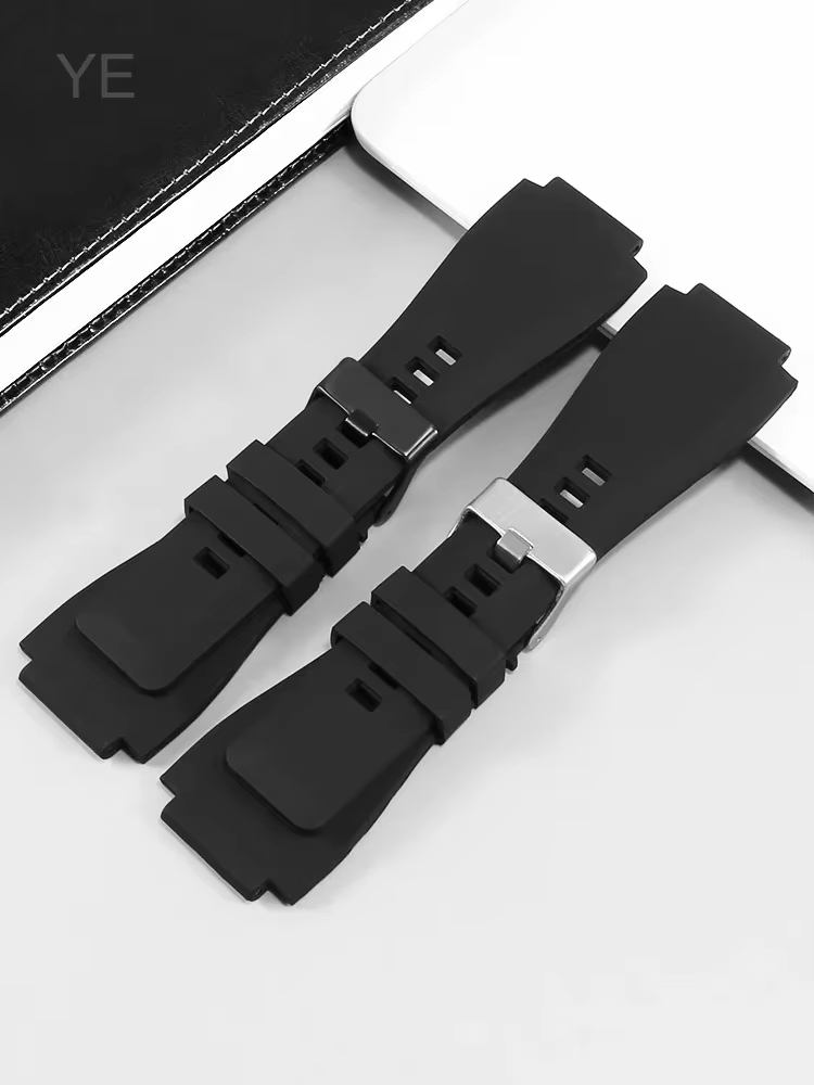 Bracelets de montre en Silicone fermement antidérapants