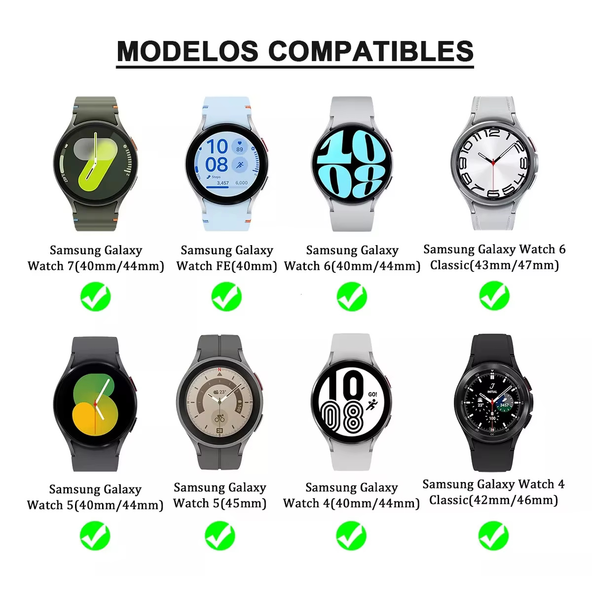 Bracelet à boucle de sentier pour Samsung Galaxy watch 7 6 5 4 44mm 40mm/FE/5 Pro 45mm