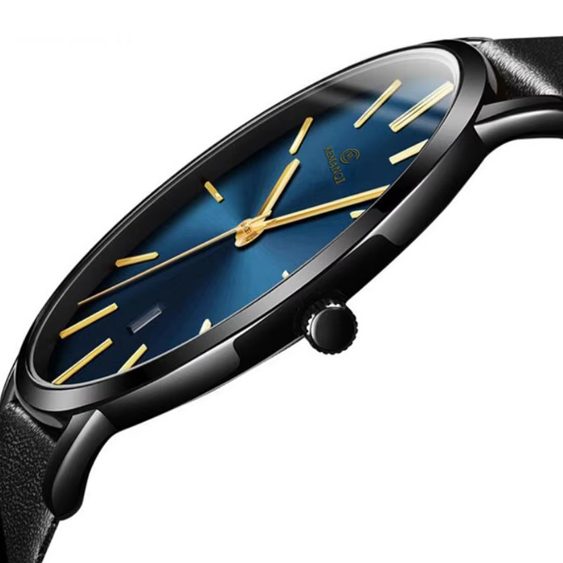 Nouvelle montre pour hommes Ultra-mince montres de mode en cuir Simple affaires montre-bracelet à Quartz romain masculin mâle relojes horloge décontractée