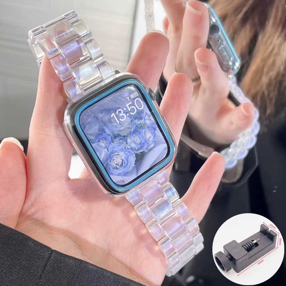Bracelet transparent pour Apple Watch