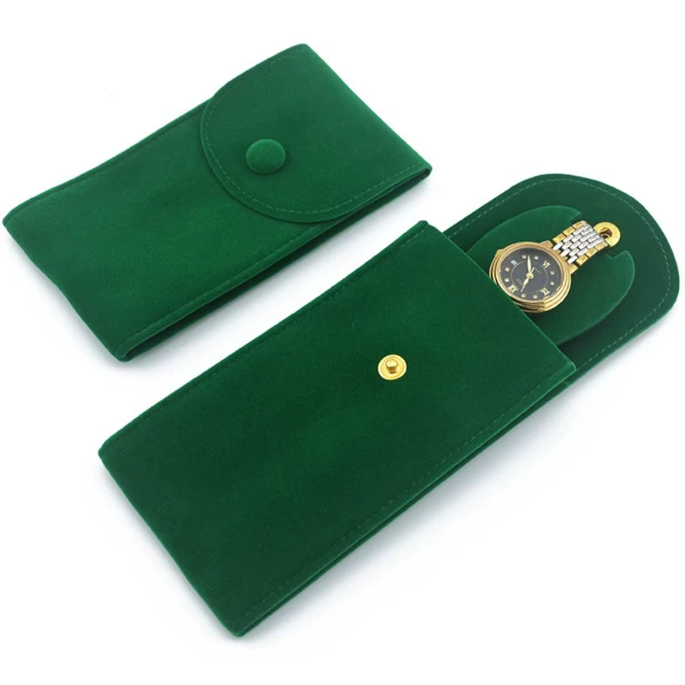 Nouvelle pochette de montres en flanelle