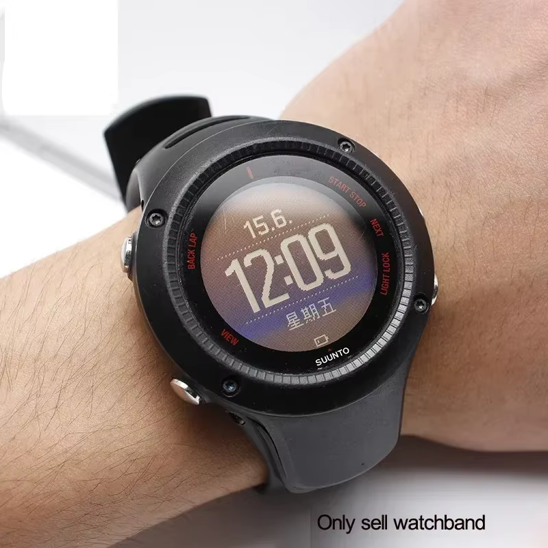 Accessoires de montre bracelet en caoutchouc et Silicone pour Suunto Ambit 3 Peak-Ambit 2 bracelets