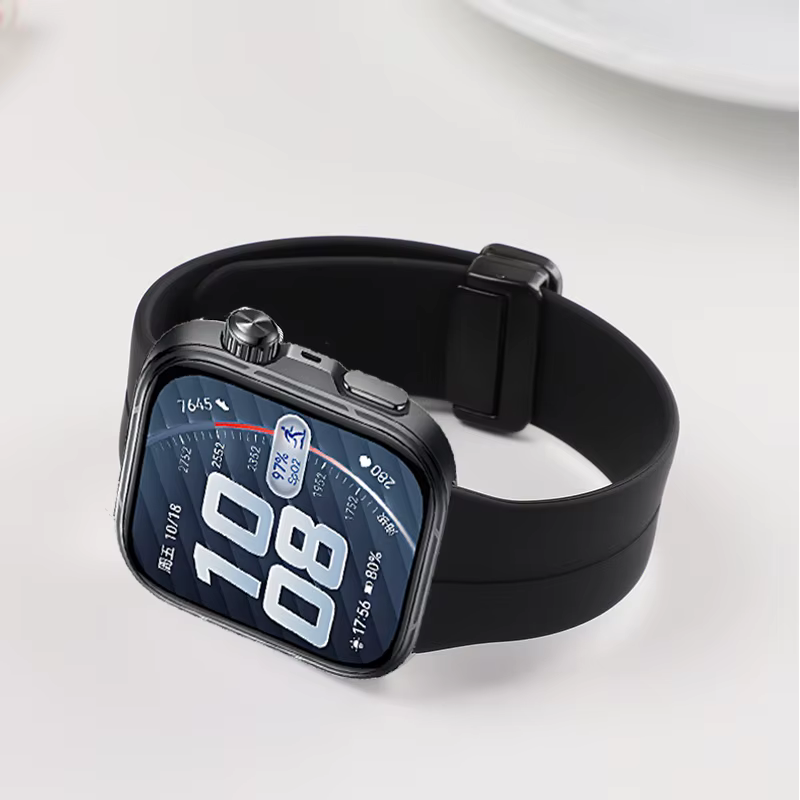 Bracelet magnétique en silicone pour montre connectée Huawei Watch Fit 5 Pro