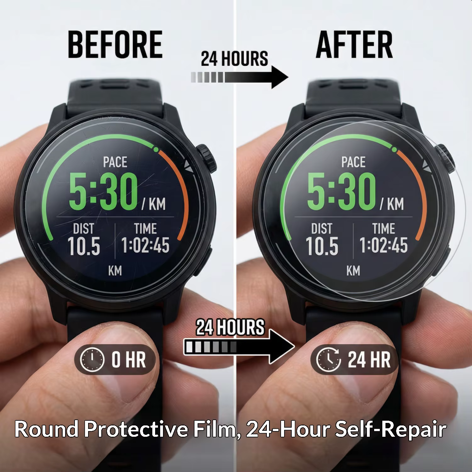 Films Hydrogel HD pour montre connectée Coros Pace 4