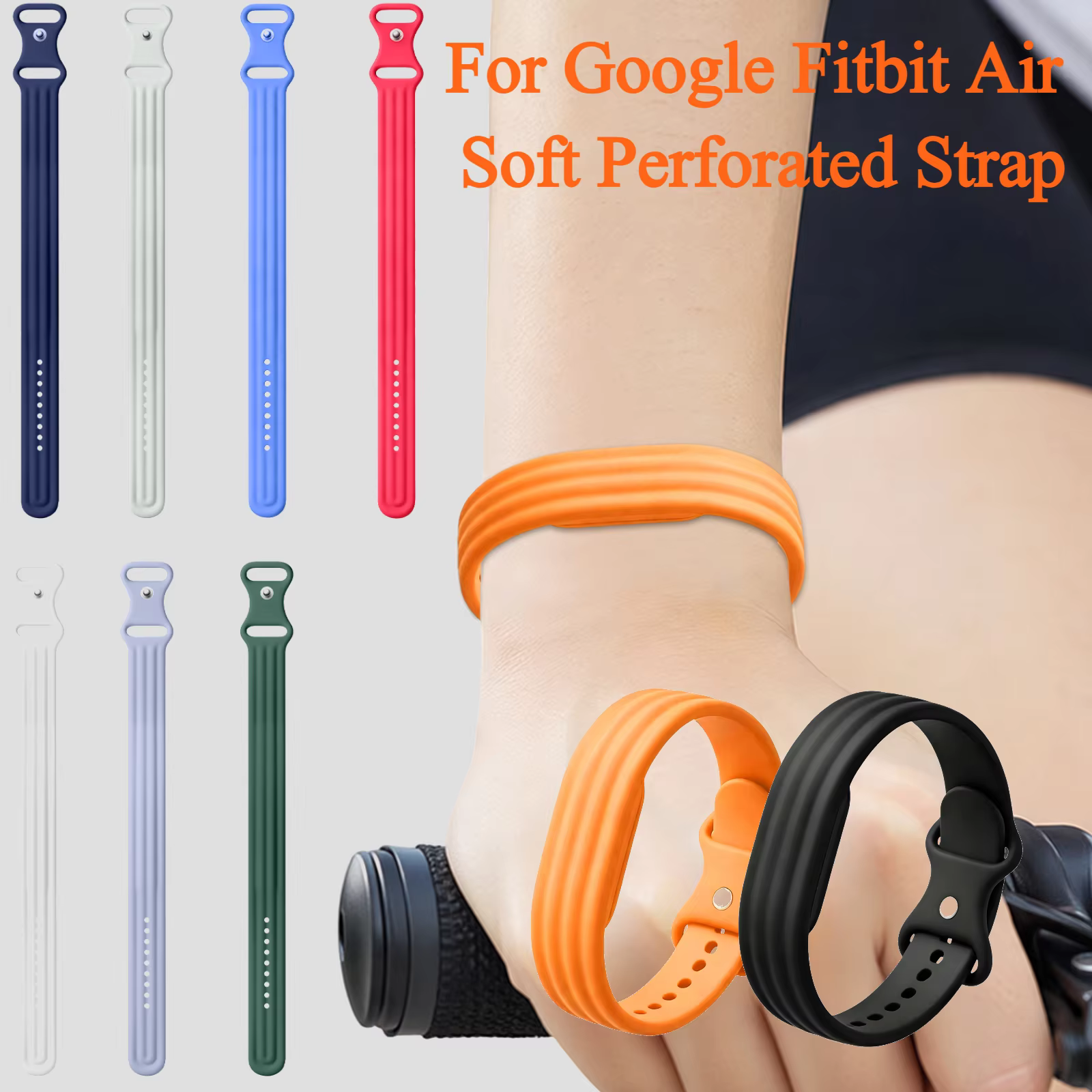 Bracelet de montre sport en silicone pour Google Fitbit Air
