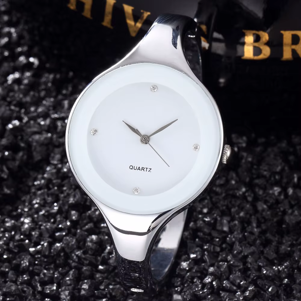 Mode femmes bracelet montre de luxe marque en acier inoxydable analogique Quartz montre-bracelet Simple décontracté dames horloge cadeau Reloj Mujer