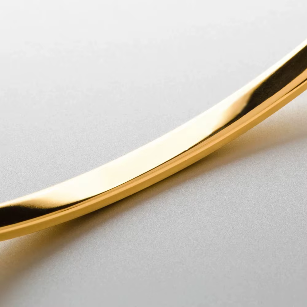 ELANDIS – Bracelet ouvert en acier inoxydable pour hommes, bijoux minimalistes, à la mode, en platine, cadeau de vacances populaire pour Couple