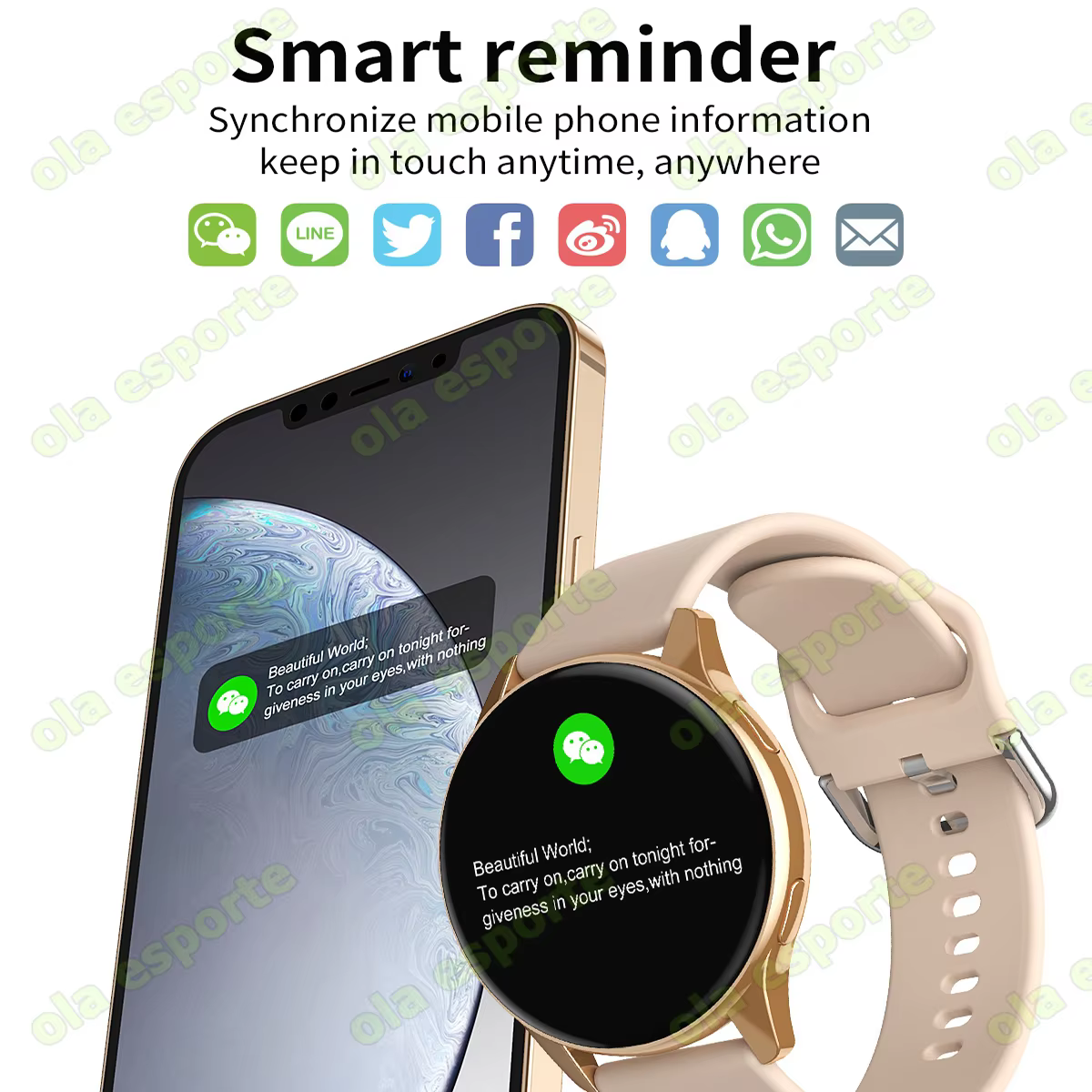 Montre connectée pour femme