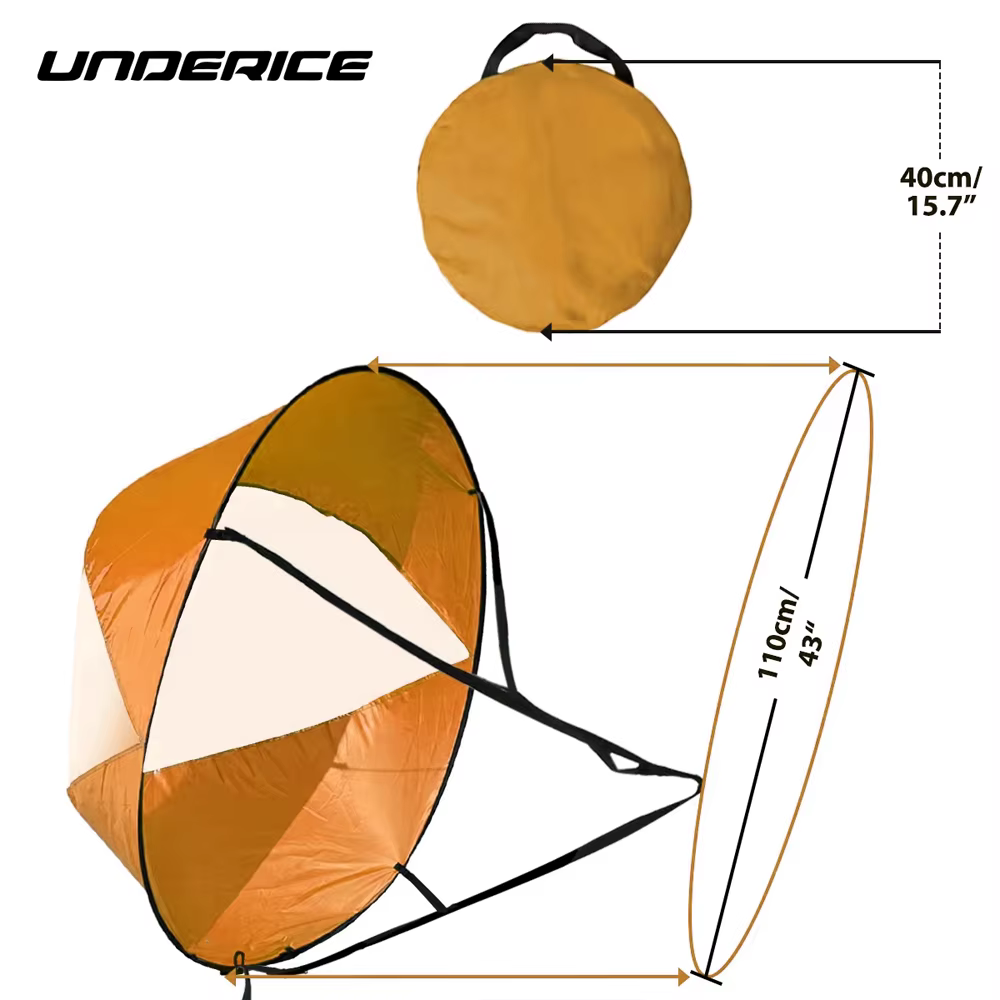 Voile à vent pour planche de SUP et kayak, 42 pouces, accessoire pour paddleboard, accessoires de SUP, accessoires pour planche de surf, sports nautiques, accessoires pour bateau