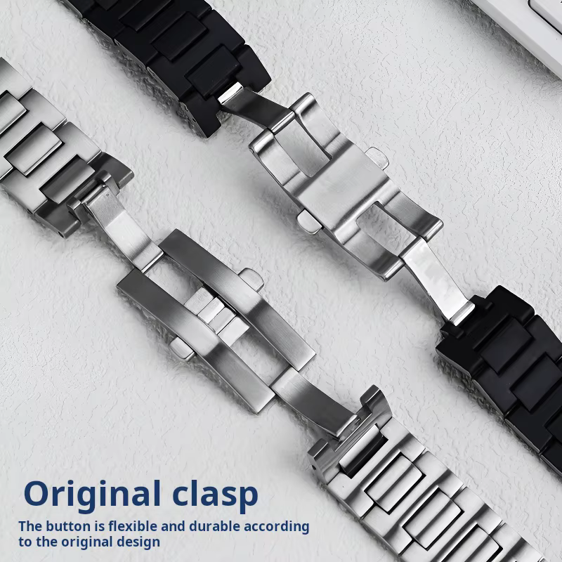 Bracelet de montre en acier inoxydable concave pour Cartier PASHA Series 16*8mm 18*10mm 20*12mm WSPA0013 W31077U2 W3108555