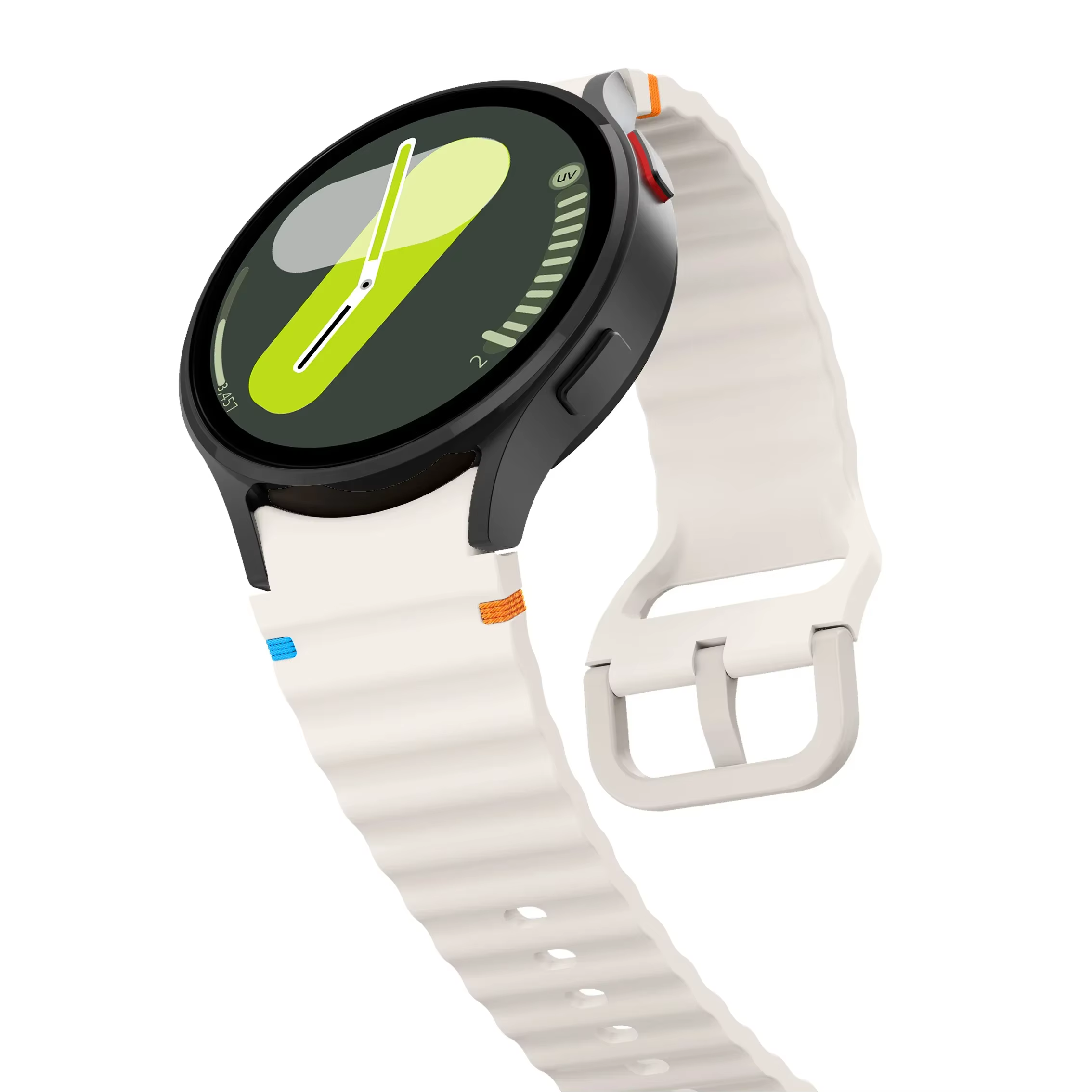 Bracelet en Silicone d'origine pour Samsung Galaxy Watch 7 FE 6 4 Classic 5 pro 44mm 40mm 43mm 47mm 45mm