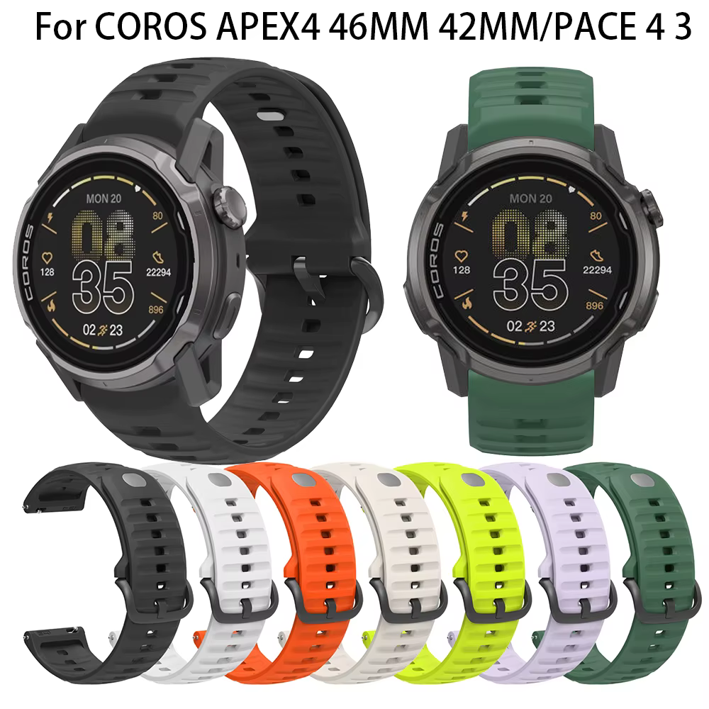 Bracelet de montre en Silicone pour COROS APEX 4