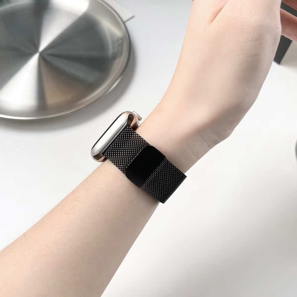 Boucle milanaise pour Bracelet de montre Apple 46mm 44mm 45mm 40mm 42mm 41mm 38mm 49mm