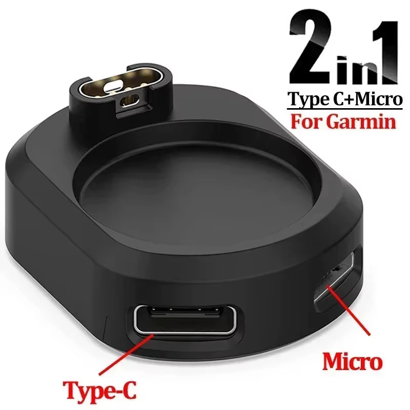 Adaptateur de chargeur de Type C pour Garmin Fenix 7 6 5 7X Forerunner 955 935 255