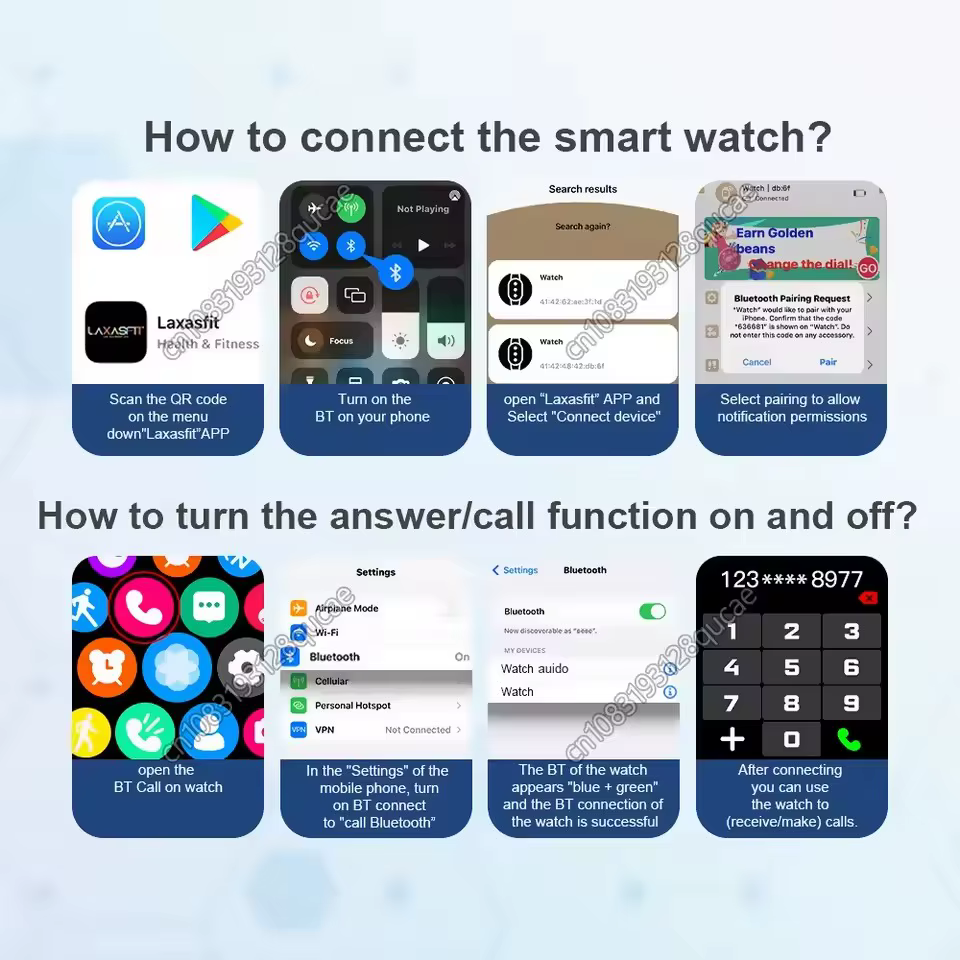 2026 nouvelle montre intelligente pour Android IOS 2.01 pouces écran couleur Bluetooth appel surveillance de l'oxygène