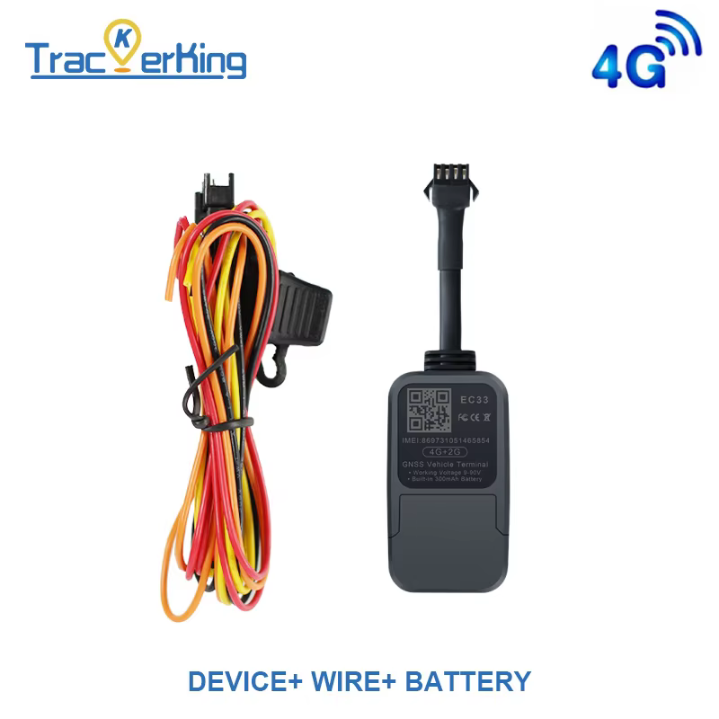 EC33Pura 4G GPS Traceur de Véhicules/Motos/Vélos J16 Tracker Rastreador Protocole GT06