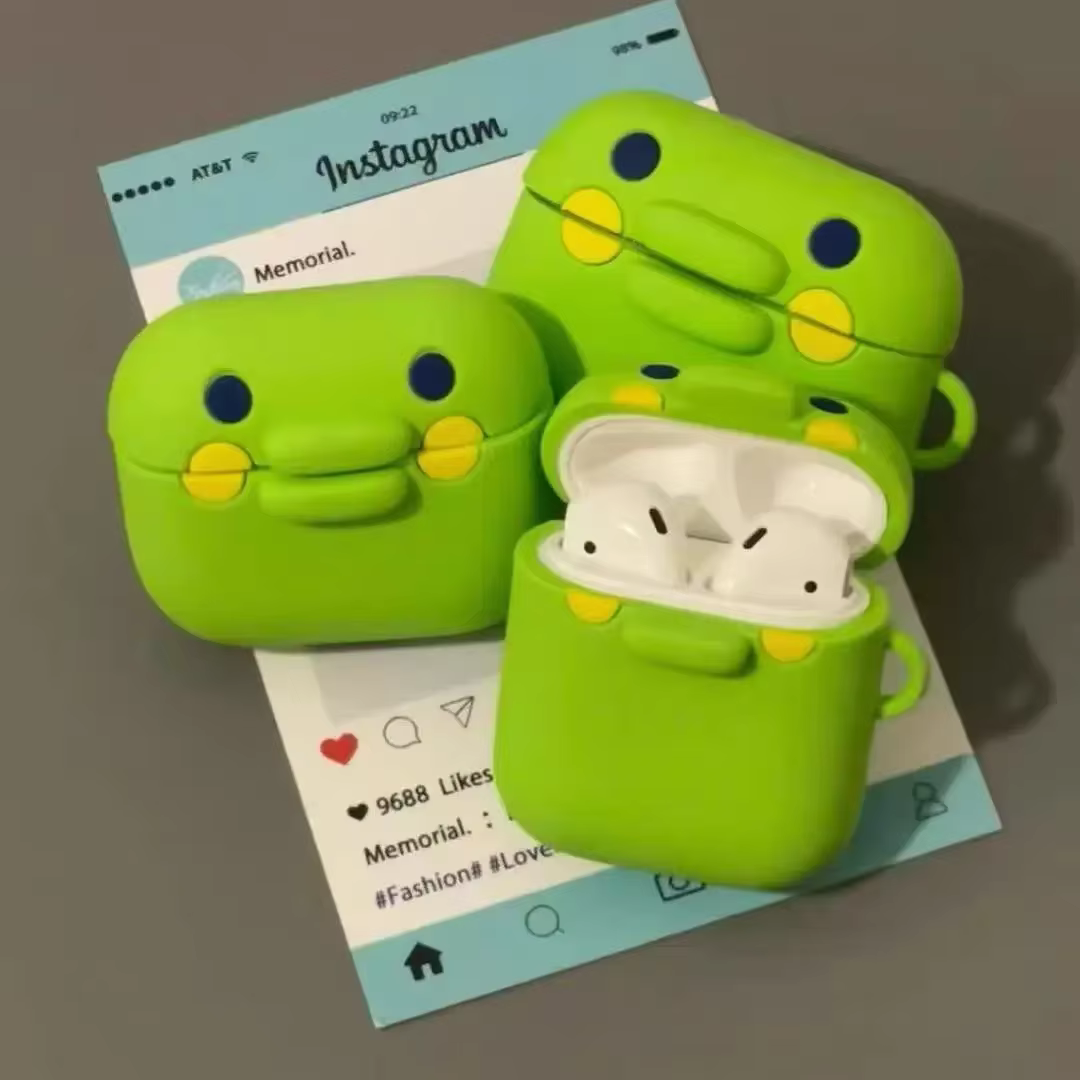 Tamagotchi – étui d'accessoires pour écouteurs à grande bouche 3D