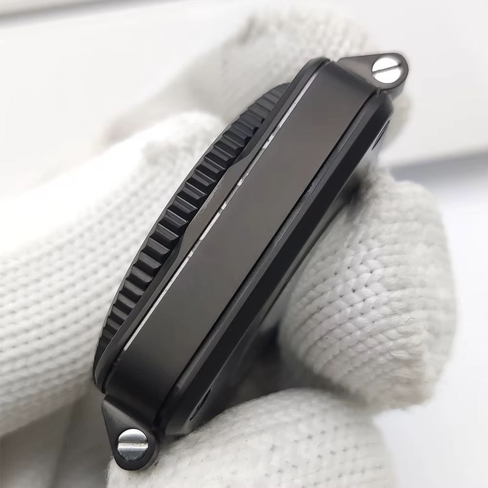 Boîtier de montre carré noir SKX007