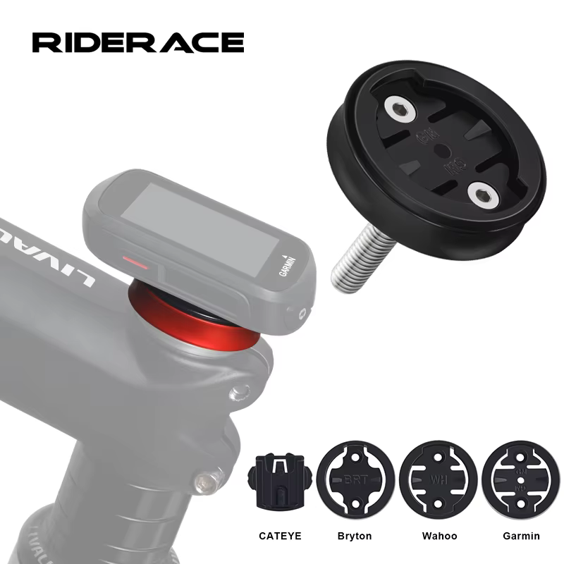 RIDERACE Support d'ordinateur de vélo pour Garmin GPS compteur de vitesse en alliage d'aluminium vtt