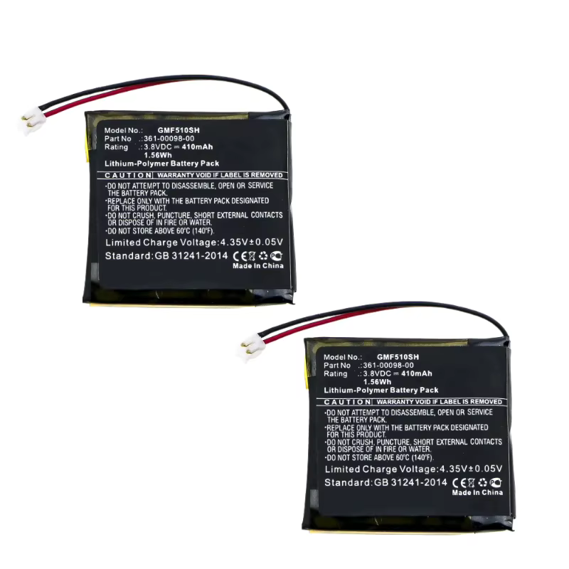 Nouveau 361-00098-00 3.8V 410mAh batterie de remplacement pour montre intelligente pour Garmin Fenix 5