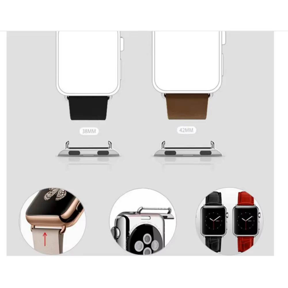 Connecteur métallique pour Apple Watch série 9 8 7 se 6 3