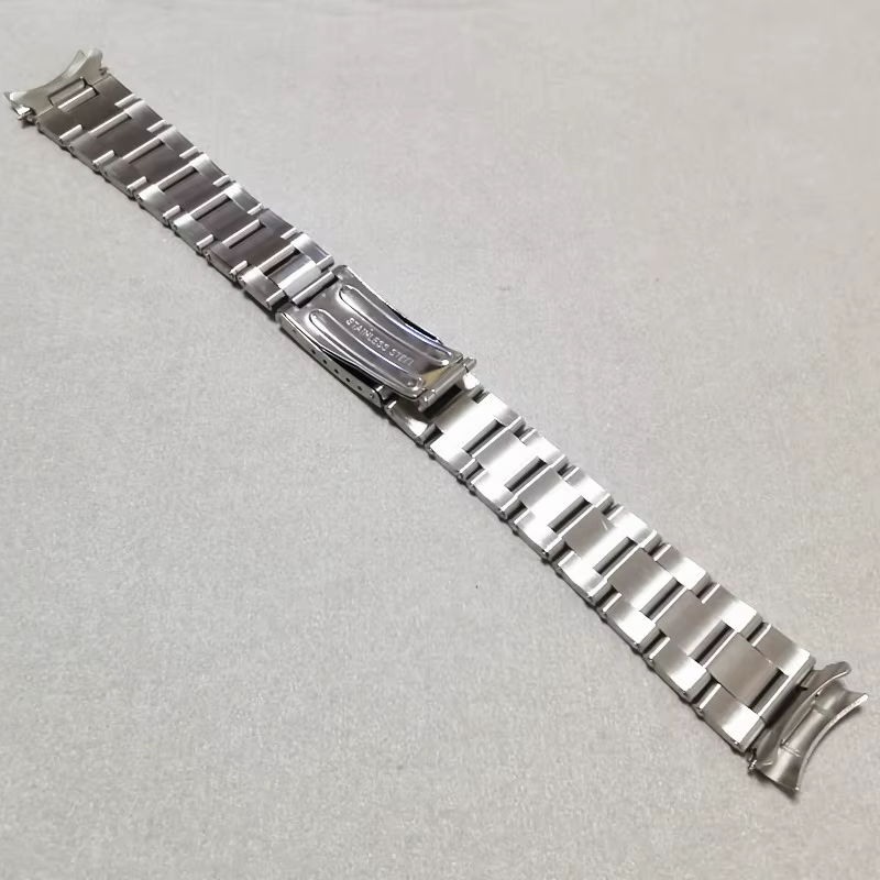 Bracelet de montre à rivets huîtres en acier inoxydable 316L