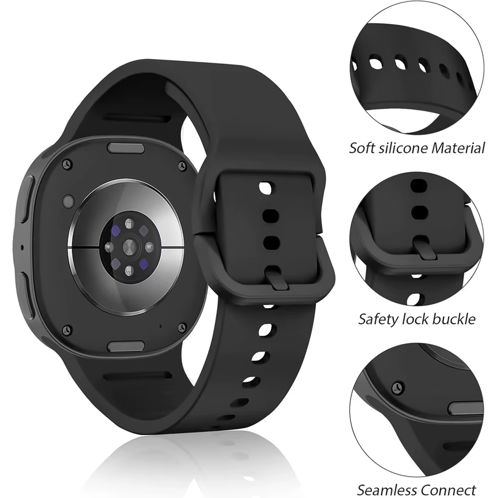 Bracelets de Sport pour Samsung Galaxy watch 8 44mm 40mm 46mm